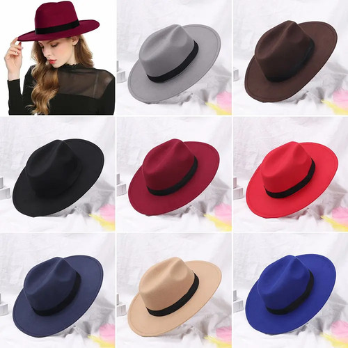 New wide brim fedora - fedora, hat